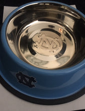 Load image into Gallery viewer, UNC Stainless Steel Dog Bowl! Carolina Sports
